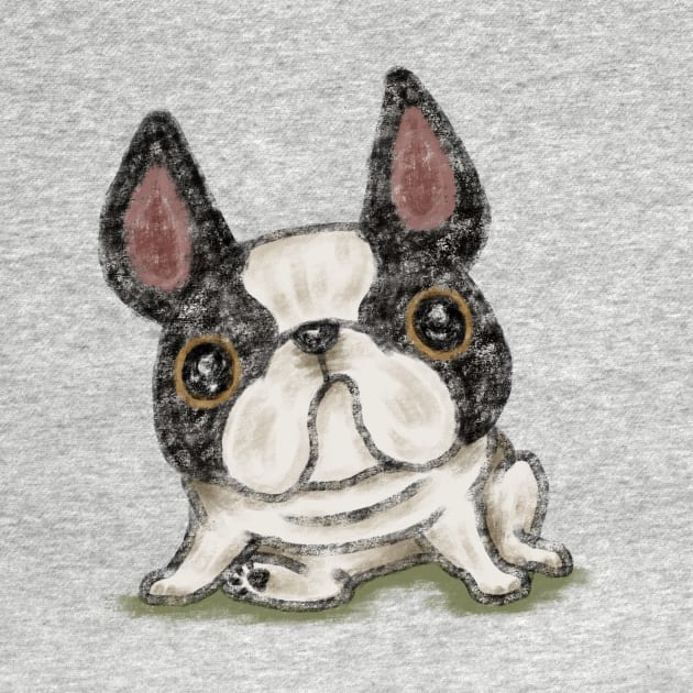 French Bulldog in a funny pose by sanogawa